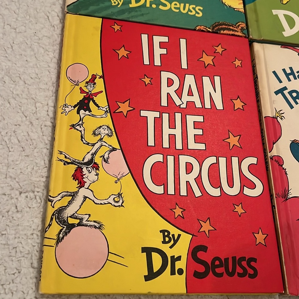 Vintage Dr Seuss Classic Stories Set of 4 Family Fun Reading time - Picture 3 of 15